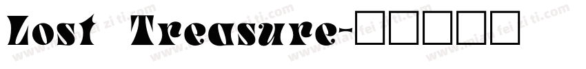 Lost Treasure字体转换